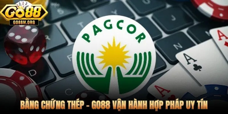 Giấy phép PAGCOR và 12,5 triệu tài khoản và bằng chứng thép Go88