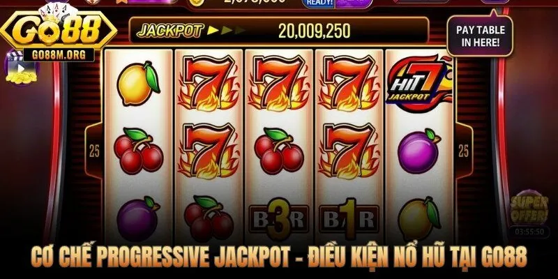 Progressive jackpot Go88 logic tích lũy đằng sau giải tỷ đồng