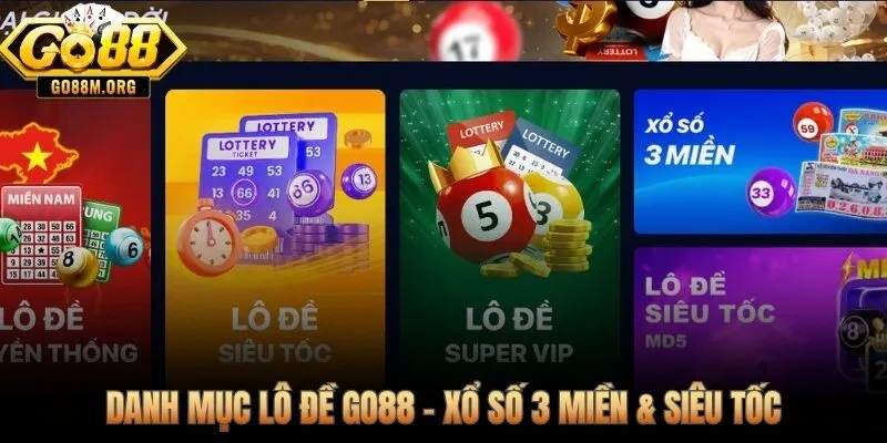 Lô đề xổ số 3 miền và siêu tốc tại đây