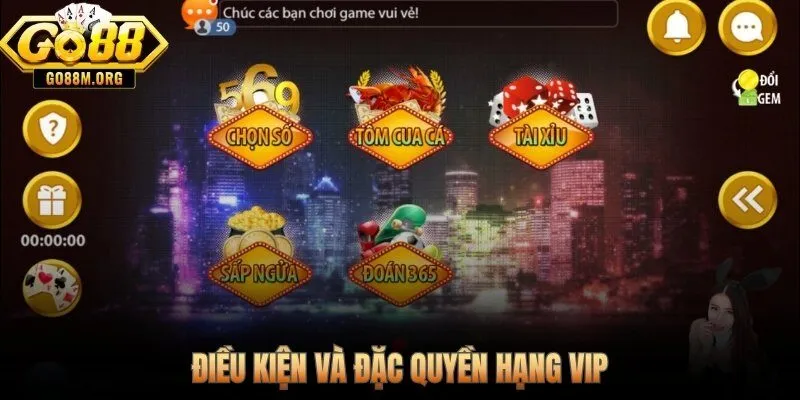 Tiêu chuẩn vào phòng game bài và đặc quyền high-roller độc quyền