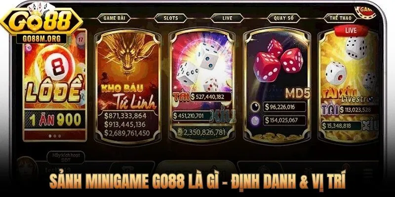 Minigame Go88 với khu vực vận hành độc lập với logic thiết kế riêng