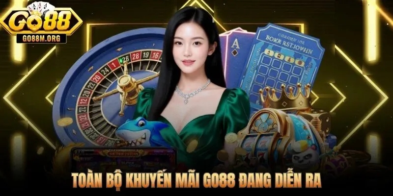 Ba chương trình khuyến mãi Go88 với tổng thưởng 5 triệu mỗi tuần